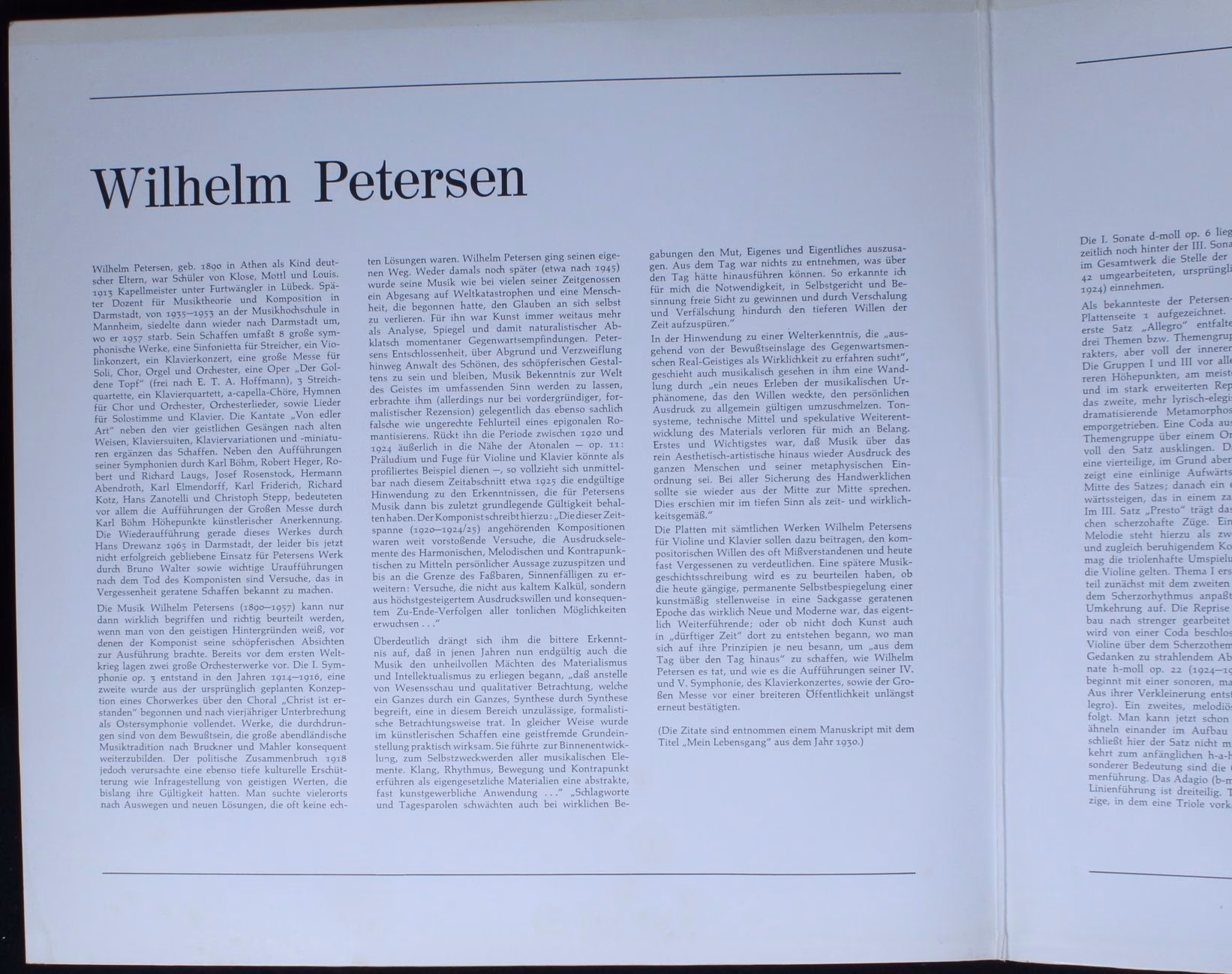 Da Camera Magna SM 93318-19 - Wilhelm Petersen, Helmut Mendius, - Image 3