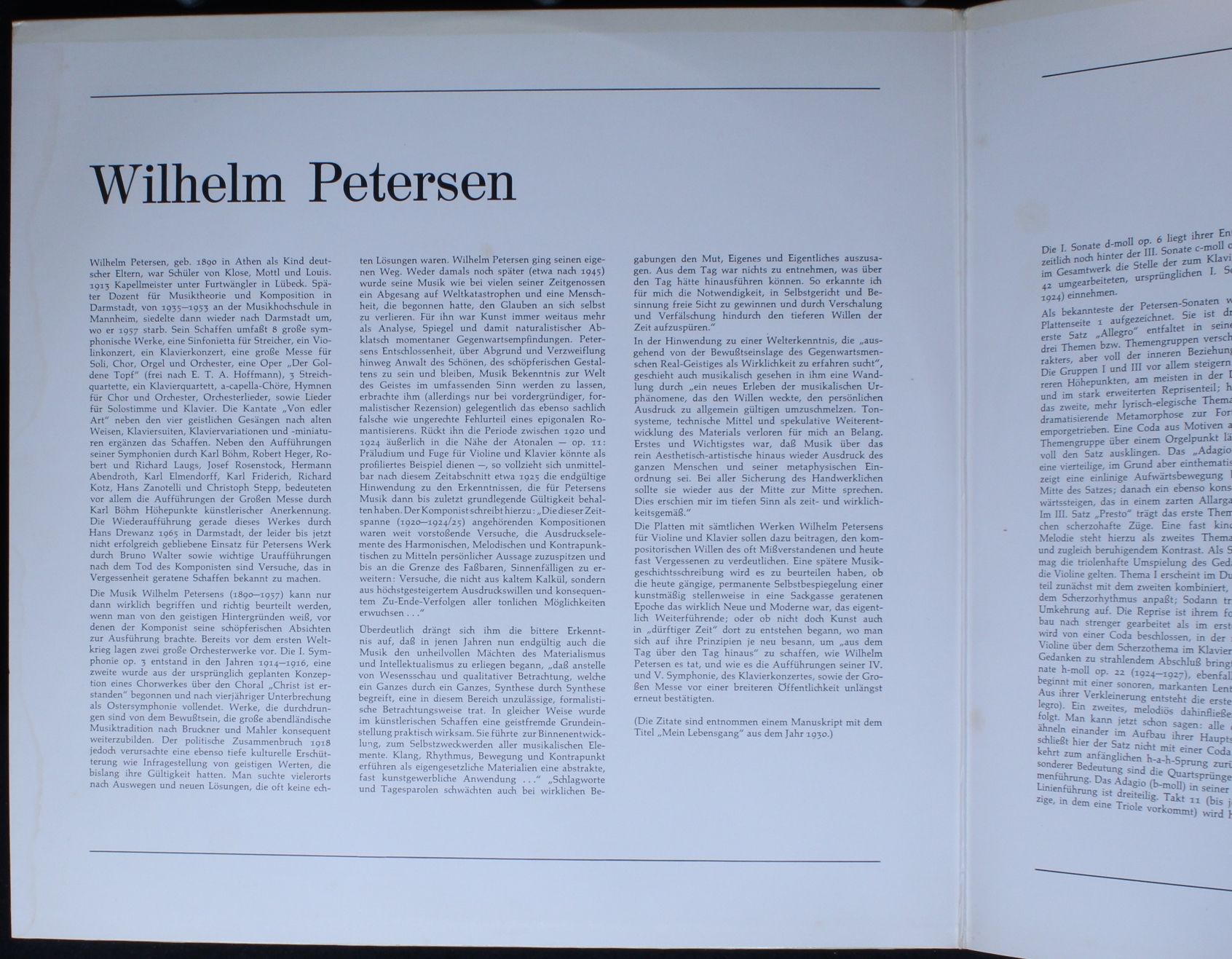 Da Camera Magna SM 93318-19 - Wilhelm Petersen, Helmut Mendius, - Image 3