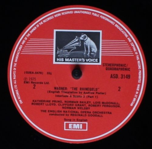 His Master's Voice SLS 5032 - Reginald Goodall, Richard Wagner, - Image 6