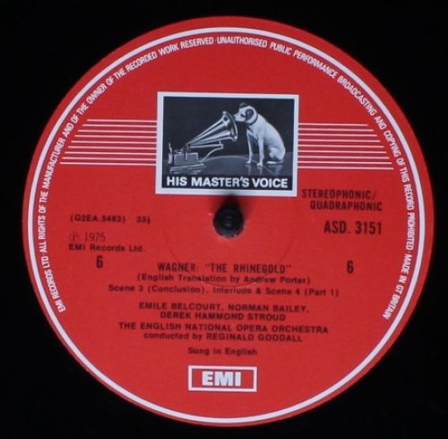 His Master's Voice SLS 5032 - Reginald Goodall, Richard Wagner, - Image 10