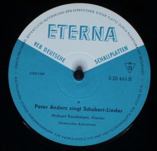 Eterna 8 20 444 - Peter Anders (2), Franz Schubert, Michael Rauc - Image 4