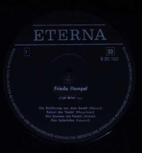 Eterna 8 20 760 - Frieda Hempel - Frieda Hempel - Sopran - Image 3
