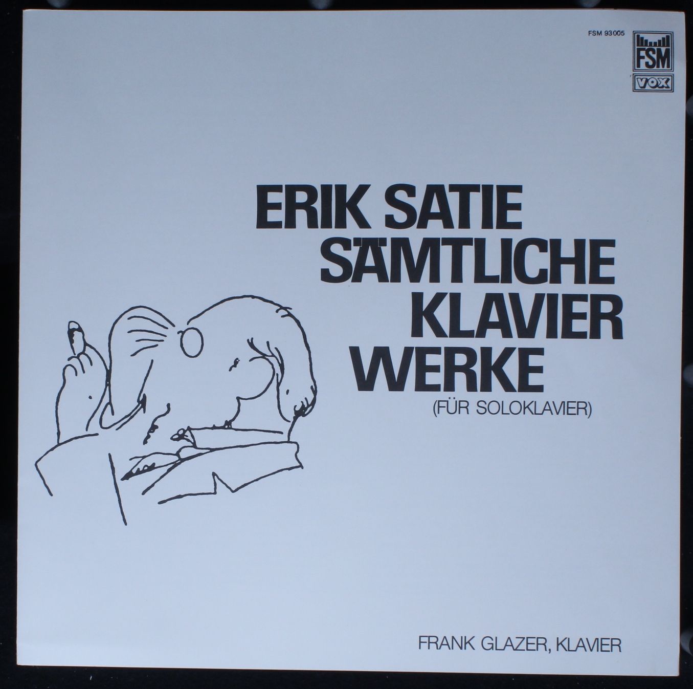 FSM FSM 93 005 - Erik Satie, Frank Glazer - Sämtliche Klavierwer - Image 4