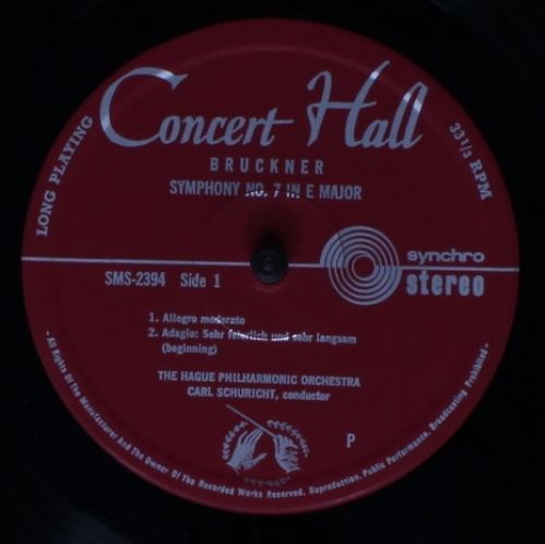 Concert Hall SMS-2394 - Anton Bruckner, Carl Schuricht, Resident - Image 3