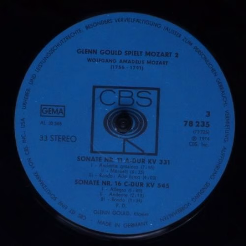 CBS 78 235 - Glenn Gould, Wolfgang Amadeus Mozart - Glenn Gould - Image 6