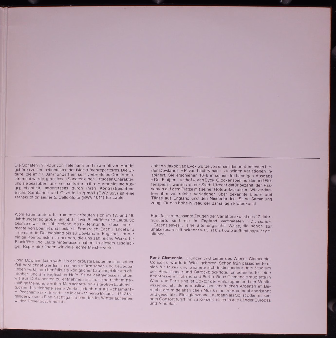Deller Recordings FSM 53 302 - Johann Sebastian Bach, Georg Frie - Image 3