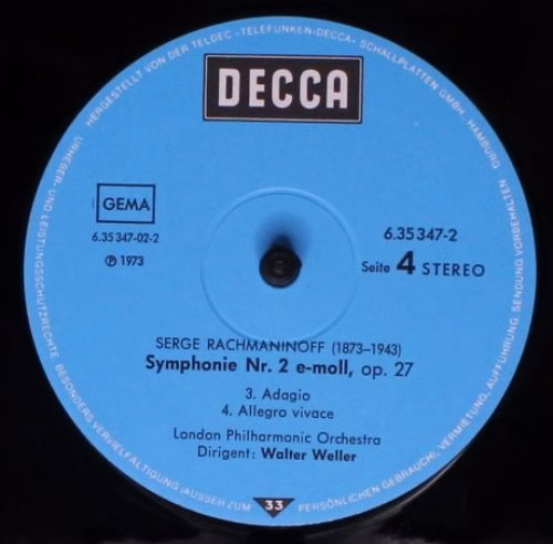 DECCA 6.35347 EX - Sergei Rachmaninoff, L'Orchestre De La Suisse - Image 7