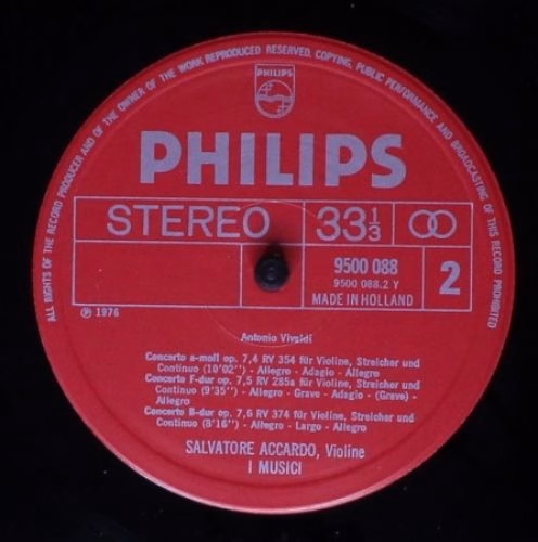 Philips 6700 100 - Antonio Vivaldi, I Musici, Salvatore Accardo, - Image 5