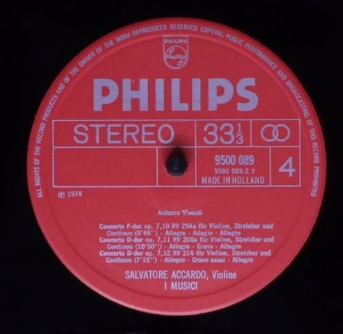 Philips 6700 100 - Antonio Vivaldi, I Musici, Salvatore Accardo, - Image 7