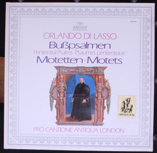Archiv Produktion 2533 290 - Roland de Lassus, Pro Cantione Anti