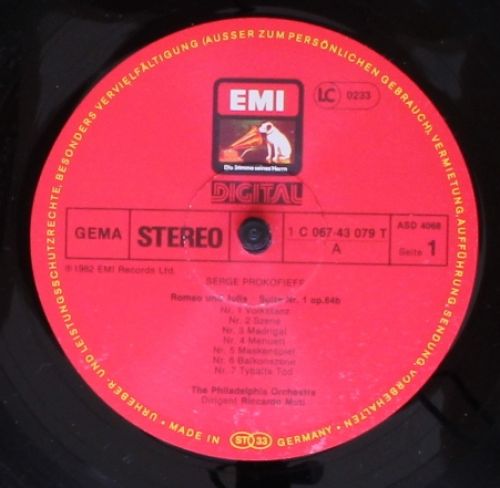 His Master's Voice Digital 1C 067-43 079 T - Sergei Prokofiev, R - Image 3