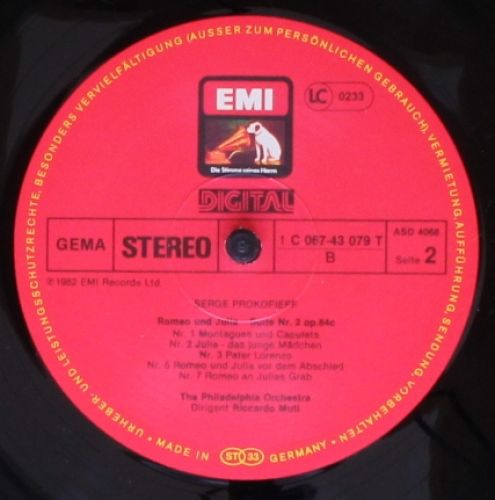 His Master's Voice Digital 1C 067-43 079 T - Sergei Prokofiev, R - Image 4