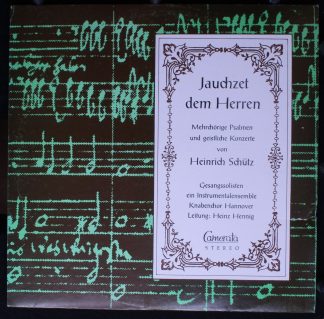 Camerata (2) CMS 30 048 LP - Heinrich Schütz - Jauchzet Dem Herr