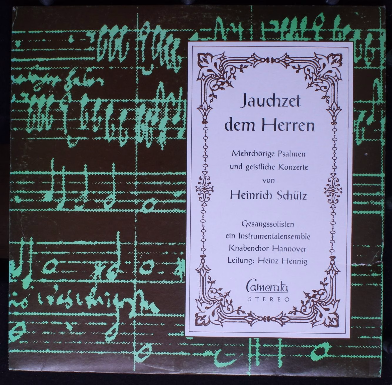 Camerata (2) CMS 30 048 LP - Heinrich Schütz - Jauchzet Dem Herr