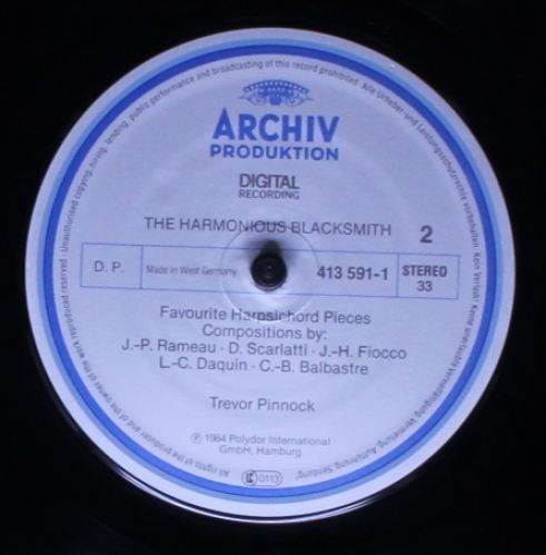 Archiv Produktion 413 591-1 - Trevor Pinnock - The Harmonious Bl - Image 5