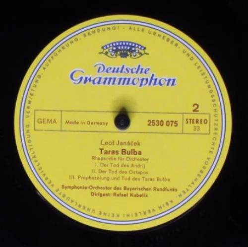 Deutsche Grammophon 2530075 - Leoš Janáček, Symphonie-Orchester - Image 4