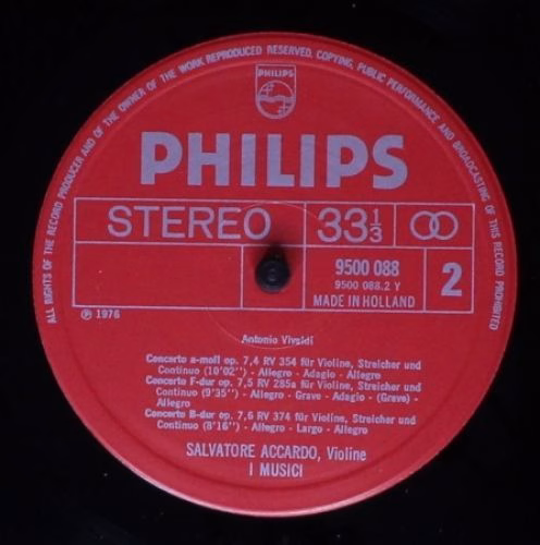 Philips 6700 100 - Antonio Vivaldi, I Musici, Salvatore Accardo, - Image 8