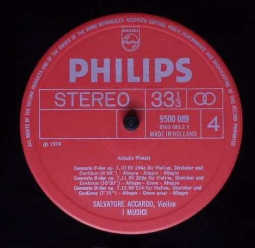 Philips 6700 100 - Antonio Vivaldi, I Musici, Salvatore Accardo, - Image 10
