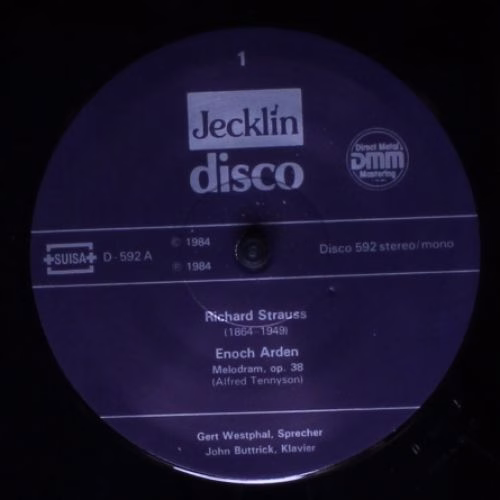 Jecklin-Disco 592 - Richard Strauss, Gert Westphal, John Buttric - Image 3