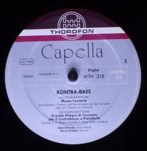 Thorofon MTH 318 - Niccolò Paganini, Giovanni Bottesini, Harald - Image 3
