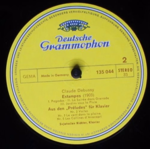 Deutsche Grammophon 135 044 - Sviatoslav Richter, Frédéric Chopi - Image 4