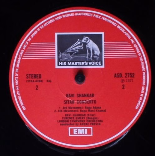 His Master's Voice ASD. 2752 - Ravi Shankar, André Previn, Londo - Image 4