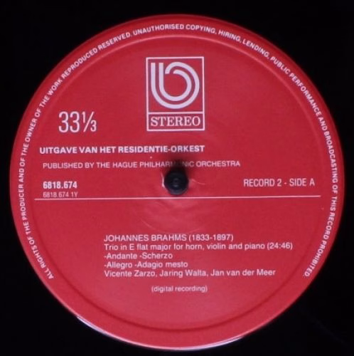 Residentie-Orkest 6818.673/674 - Johannes Brahms, Residentie Ork - Image 6