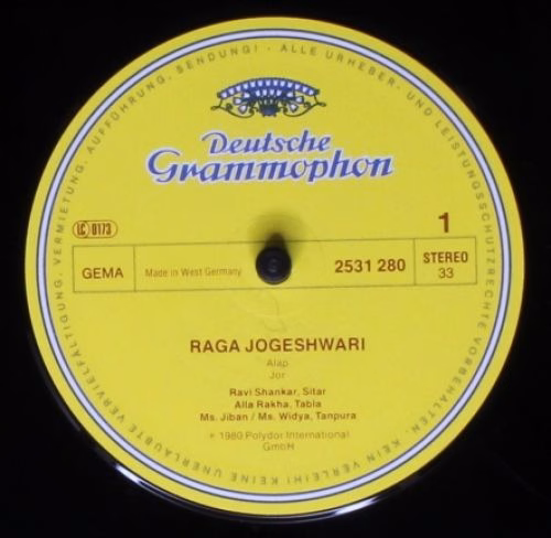 Deutsche Grammophon 2531 280 - Ravi Shankar, Alla Rakha - Raga J - Image 3