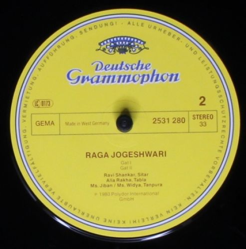 Deutsche Grammophon 2531 280 - Ravi Shankar, Alla Rakha - Raga J - Image 4