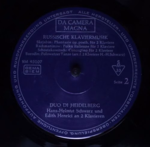 Da Camera SM 107 - Mikhail Ivanovich Glinka, Igor Stravinsky, Al - Image 4