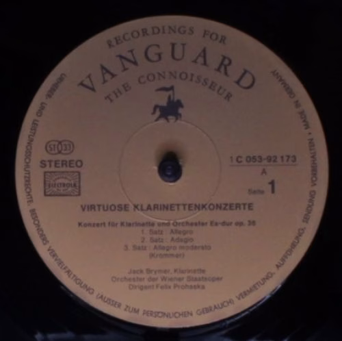 Vanguard 1 C 053-92 173 F - František Vincenc Kramář - Krommer, - Image 3