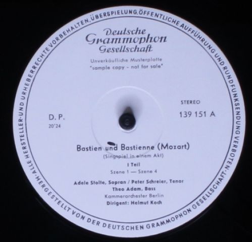 Deutsche Grammophon SLPM 139 151 - Wolfgang Amadeus Mozart, Pete - Image 3