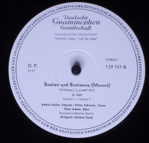 Deutsche Grammophon SLPM 139 151 - Wolfgang Amadeus Mozart, Pete - Image 4