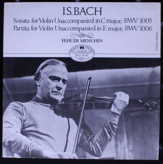 Hungaroton SHLX 90045 - Johann Sebastian Bach, Yehudi Menuhin -