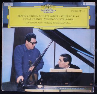 Deutsche Grammophon LPM 18633 - Johannes Brahms, César Franck -