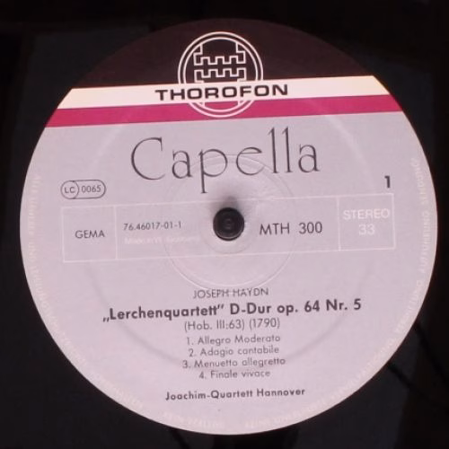 Thorofon Capella MTH 300 - Joseph Haydn, Joachim-Quartett Hannov - Image 3