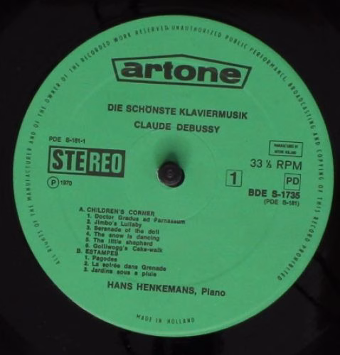 Artone BDE S-1735 - Claude Debussy, Hans Henkemans - Die Schönst - Image 3