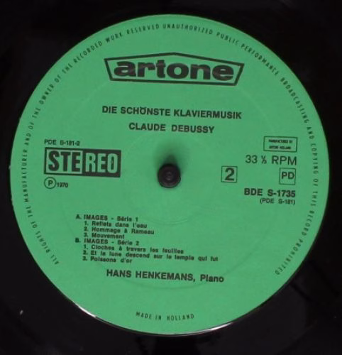 Artone BDE S-1735 - Claude Debussy, Hans Henkemans - Die Schönst - Image 4