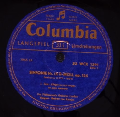 Columbia 33 WCX 1391/92 - Ludwig van Beethoven, Herbert von Kara - Image 3