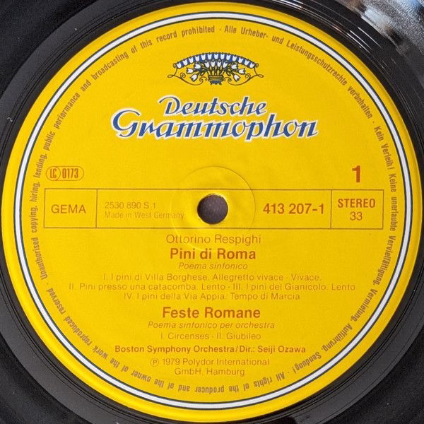 Deutsche Grammophon 413 206-1 - Ottorino Respighi, Boston Sympho - Image 5