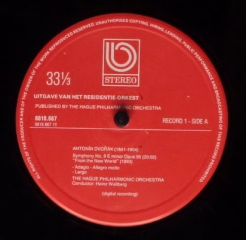 Residentie-Orkest 6818.668 - Antonín Dvořák, Residentie Orkest, - Image 3