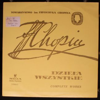 Polskie Nagrania Muza SX 0074 - Lidia Grychtołówna, Frédéric Cho