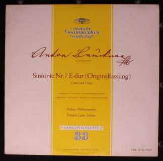 Deutsche Grammophon LPM 18 113 - Anton Bruckner, Berliner Philha