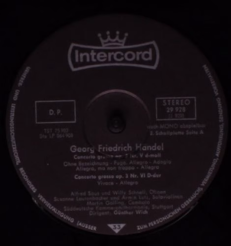 Intercord 29 928-9/1-2 - Georg Friedrich Händel, Süddeutsche Kam - Image 6