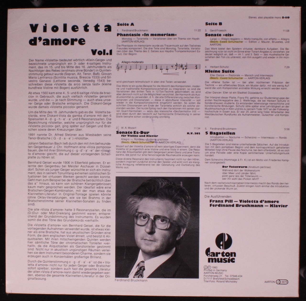 Aarton Music S 110 - Various - Violetta D'amore Vol.1 - Image 2