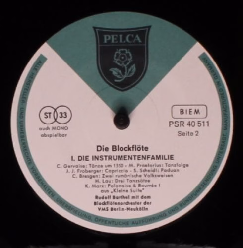 Pelca PSR 40 511 - Blockflötenorchester der VSM Berlin-Neukölln, - Image 4