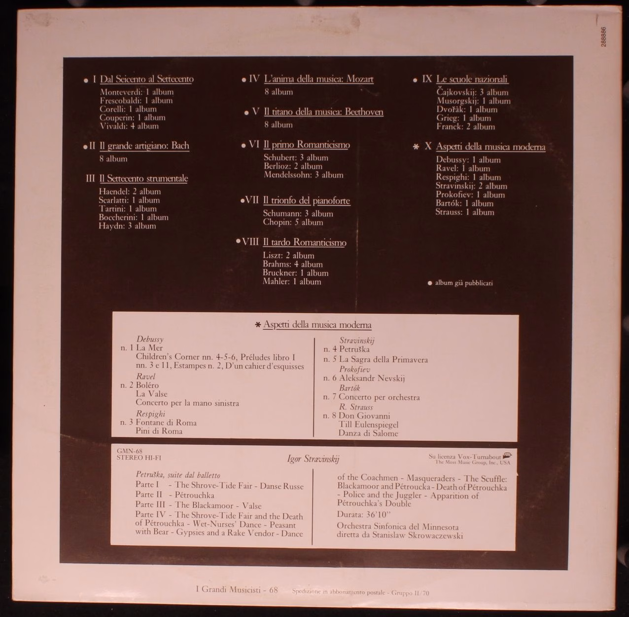 Fabbri Editori GMN-68 - Igor Stravinsky - Petruska - Image 3