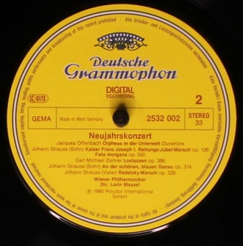 Deutsche Grammophon 2532 002 - Wiener Philharmoniker, Lorin Maaz - Image 4