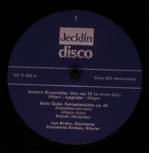 Jecklin-Disco Jecklin-Disco 562 - Norbert Burgmüller, Niels Wilh - Image 3