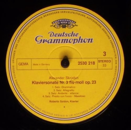 Deutsche Grammophon 2707 058 - Alexander Scriabin, Roberto Szido - Image 7